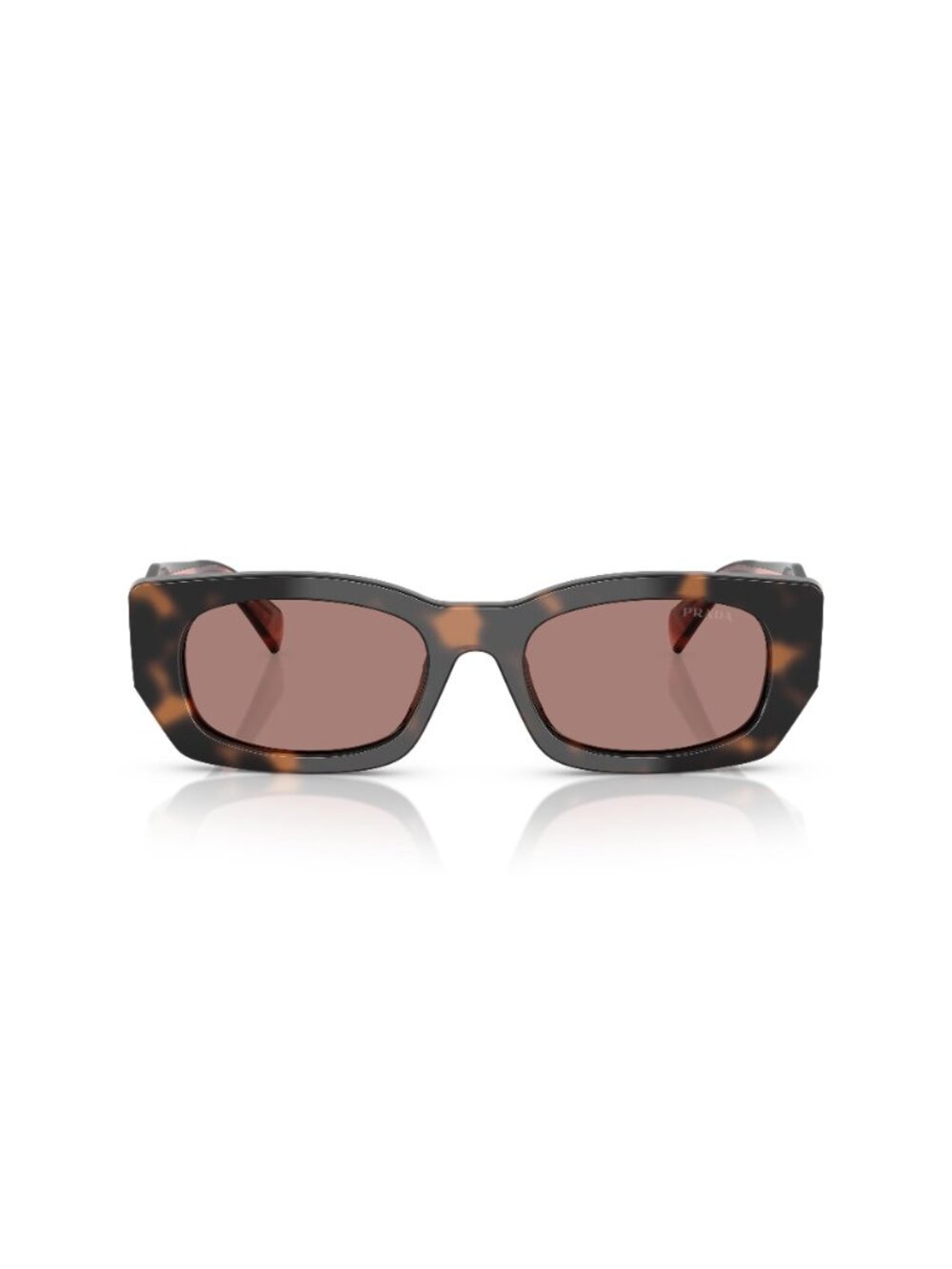 New Prada Women's Sunglasses Multicolor Butterfly Brown Lens Acetate Frame PR 53 - Picture 4 of 4